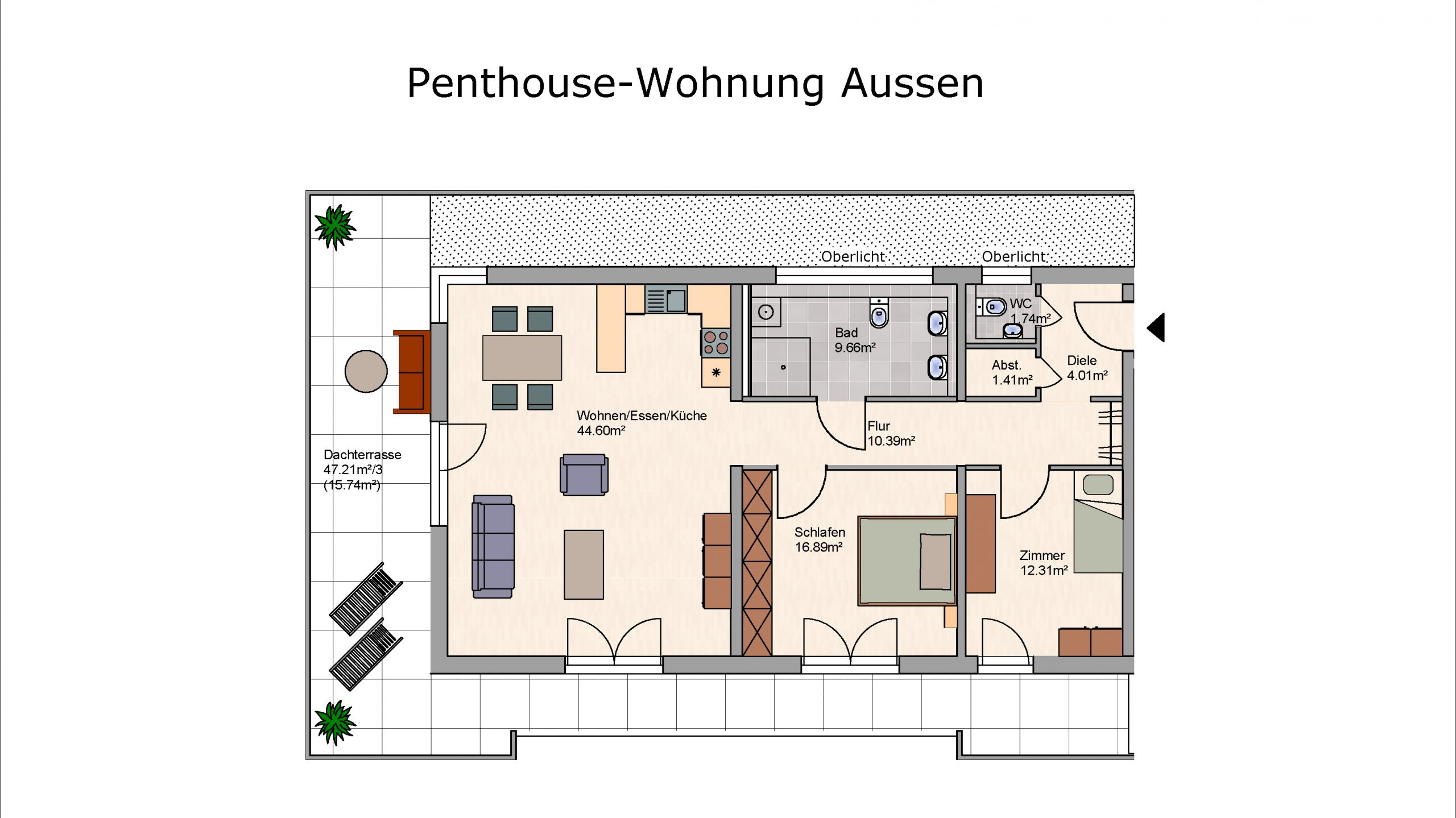 Penthouse Whg Aussen